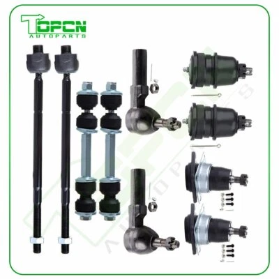 10pcs Front Tie Rod Ends Ball Joints For Pontiac Firebird Chevrolet Camaro Z28 - Image 1 of 4