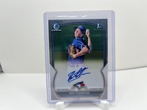 2023 Bowman Chrome Sem Robberse 1st Prospect Chrome Auto #CPA-SR Blue Jays