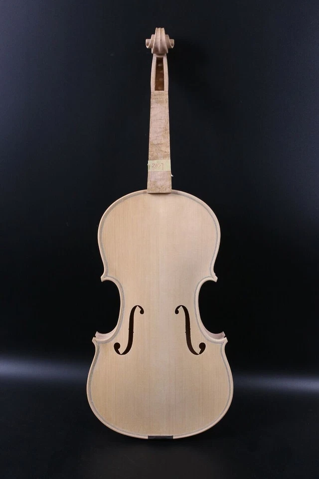 Violin 4/4 Unfinished Violin Kit - White