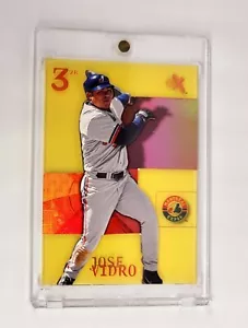 RARE ESSENTIAL CREDENTIALS FUTURE YELLOW PARALLEL 2003 EX Jose Vidro #41 EXPOS - Picture 1 of 2
