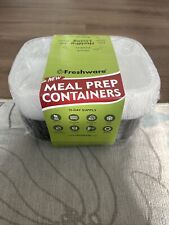 Freshware YH-1X15B Food Prep Storage Containers - 15 Pieces
