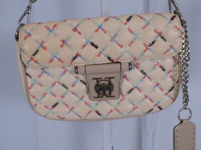 Bolso de Mano OLIVIA HARRIS Para Mujer Punto Arco Iris Gustavia Acolchado Cartera Foto 1 de 4