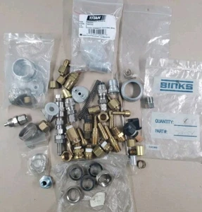 LOTE Pistola Pulverizadora Conectores HVLP Varios – Binks, Titan, Devilbiss Nuevo y Usado - Imagen 1 de 6