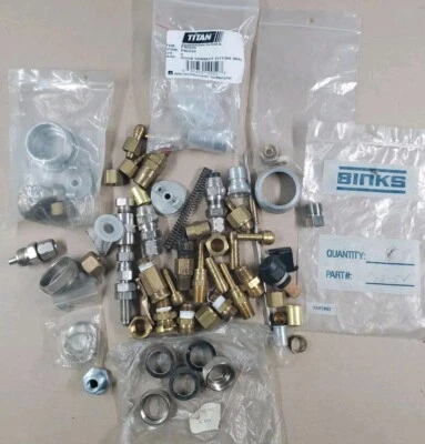 LOTE Pistola Pulverizadora Conectores HVLP Varios – Binks, Titan, Devilbiss Nuevo y Usado  Foto 1 de 4