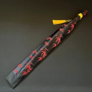 Martial Arts Sword Bag Taichi Kung Fu Carry Bag Samurai Sword Bag Bamboo Black - Picture 1 of 4