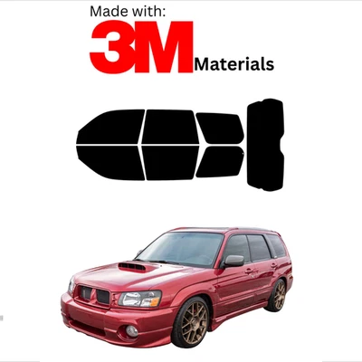 Tinte de ventana precortado para Subaru Forester Wagon 03-05 cerámica estable hecha con 3M Foto 1 de 4
