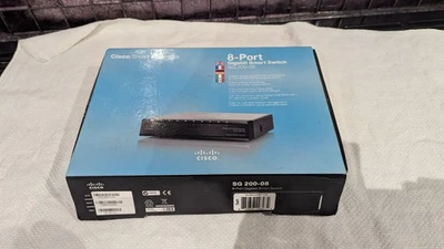 Cisco 8 Port Gigabit Smart Switch SG-200-08 - Image 1 of 4