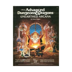TSR AD&D 1st Ed Unearthed Arcana (2nd+s) VG - Picture 1 of 2