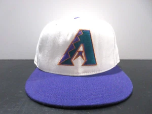 Arizona Diamondbacks Hat Cap Fitted Mens 7 1/8 Baseball Diamond Collection 90s - Picture 1 of 9