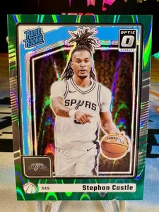 2024-25 Stephon Castle Panini Donruss Optic Green Seismic Rated Rookie #254 - Picture 1 of 2