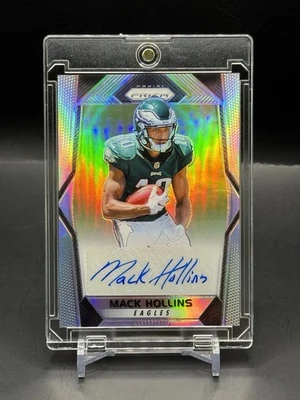 2017 Panini Prizm Rookie Auto Silver Prizm Mack Hollins #RA-MHL Auto RC - Image 1 of 2