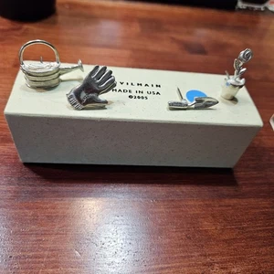 Vilmain + Klinger Set Of Pewter Push Pins. - Picture 1 of 4