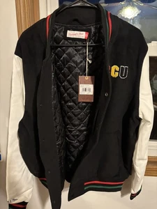 New with Tags Mitchell & Ness Men's HBCU Varsity Jacket Size Large MSRP $400.00 - Picture 1 of 21