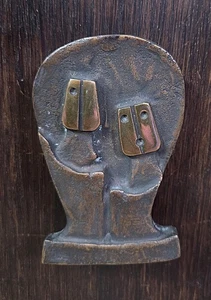 Hubert Minnebo bronze sculpture 1/7 on a wooden base - Picture 1 of 4