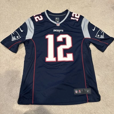 Nike Tom Brady New England Patriots On Field NFL Fútbol Casa Jersey Hombres’s L Foto 1 de 4