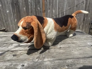 Peluche Melissa & Doug 26" Basset Hound perro peluche juguete - Imagen 1 de 15