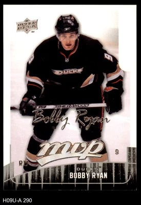 2009 Upper Deck MVP #290 Bobby Ryan Ducks 8 - NM/MT - Image 1 of 2