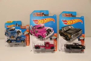 Hot Wheels 1:64 Lot of 3 Turbine Time &amp; '67 Chevy C10 HW Hot Trucks Sealed - Picture 1 of 6