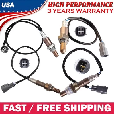 Set of 4 Oxygen O2 Sensor For 2007-2011 Toyota Camry Lexus ES350 V6 3.5L Up+Down - Изображение 1 из 4