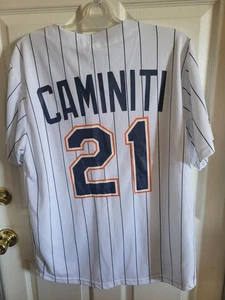Ken Caminiti San Diego Padres Pin Stripe SGA Hall Of Fame Jersey Size XL - Picture 1 of 10