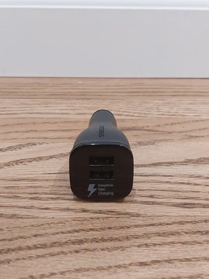 Samsung Dual Car Charger OEM Fast Charging EP-LN920BBEGUS - Black - Image 1 of 3