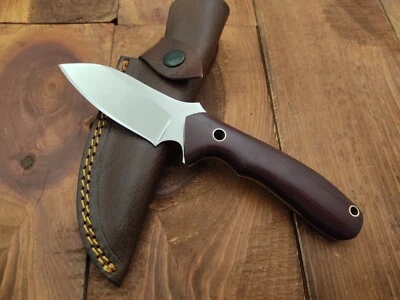 Custom Handmade 12c27 Steel Survival Camping Skinner Fixed Blade Hunting Knife - Image 1 of 4