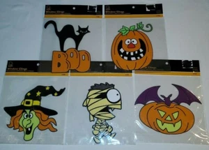 5 Attacchi per Finestre Chef Artigianali Halloween Riutilizzabili Lavabili - Foto 1 di 1