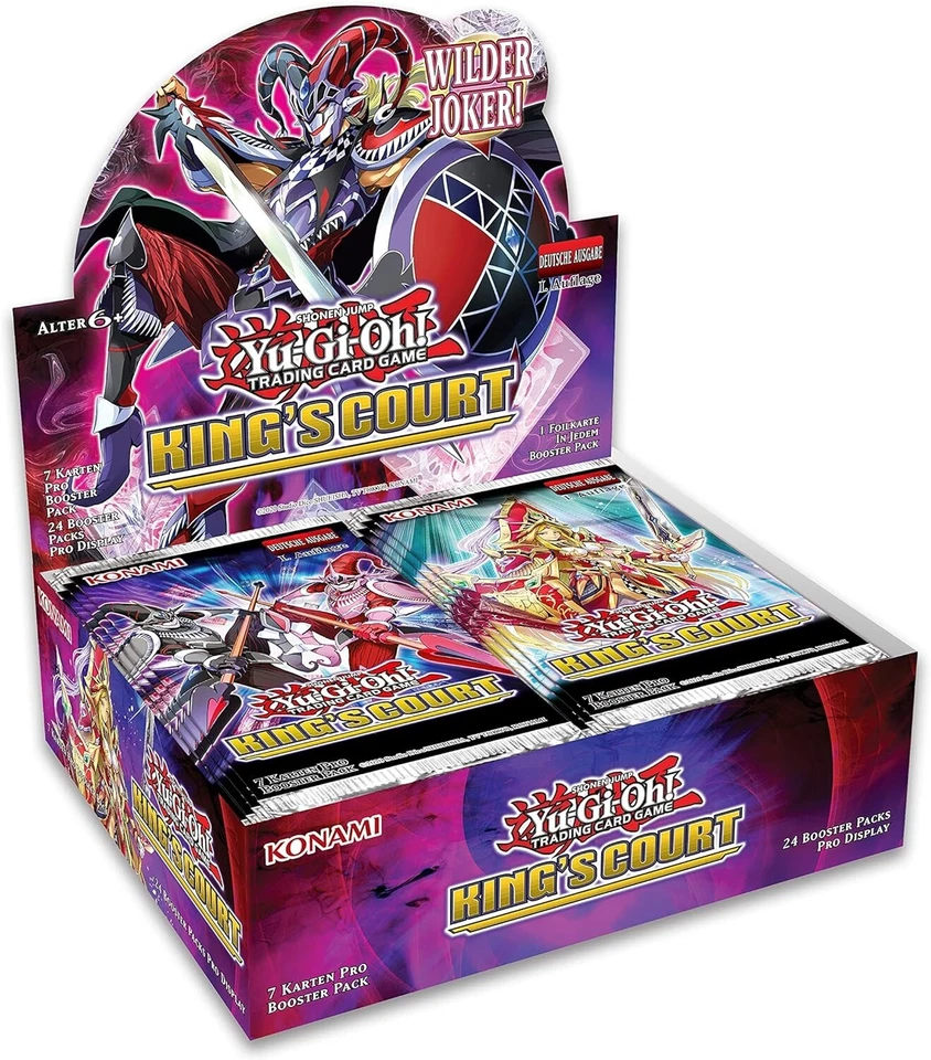 Yu-Gi-Oh! Kings Court Display 24 Booster Englisch 1. Auflage TCG Neu versiegelt - Bild 1 von 1