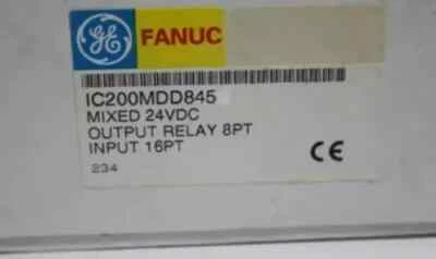 New Factory Sealed GE IC200MDD845 Fanuc Input Output Relay Module - Image 1 of 2