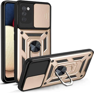 Ccsmall Hülle für Samsung Galaxy A03S mit Slide Kamera Cover, Military Grade Hea - Bild 1 von 12