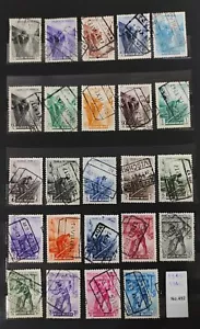 Belgium 1945-1946 Railway Belgien Belgigue Parcel Post COMPLETE komplett No492 - Picture 1 of 4