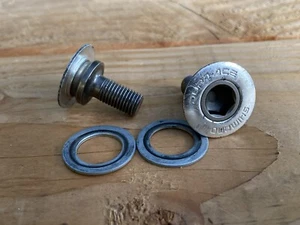 Shimano Dura Ace FC-7410 Titanium Crank Arm Fixing Bolts 18 Grams! Square Taper - Picture 1 of 8