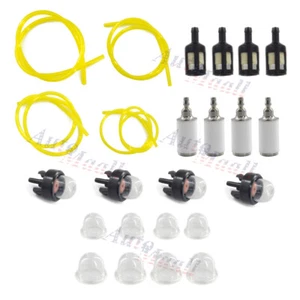 Kraftstofffilter Leitung Schlauch Primer Birnenset für Poulan Unkrautfresser Gastrimmer 4 Größen - Bild 1 von 9