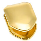 14K Gold Plated HipHop Teeth Grill  Whitening Plated Small Single Tooth Cap ._ex