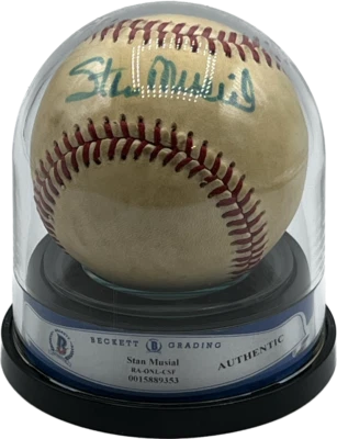  Stan Musial Autograph Auto Signed Official Major League Ball BAS Authentic - Image 1 of 2