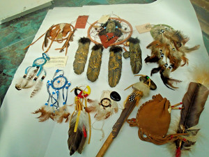 Private collection of dream catchers & other unusual spiritual pagan items   WOW