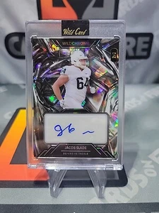 2023 Wildcard Wildchrome Jacob Slade SILVER CRYSTAL GLASS AUTO AUTOGRAPH RC 2/3 - Picture 1 of 2