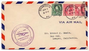 EE. UU. 1929 CUBIERTA DE AIRE USADO CHAMOKIN - Imagen 1 de 2
