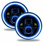 Oracle Lighting Blue 7" High Powered LED Headlights Black Bezel  5769-002