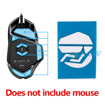 For Logitech G502 Wired Mouse 2 Sets New Rounded Curved Edges Mouse Feet Skates - Image 1 of 4