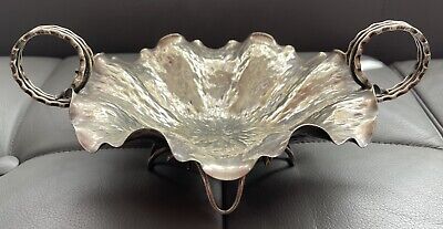 Hukin & Heath Bark Silver Plate Bowl Attributed To Christopher Dresser • 200£