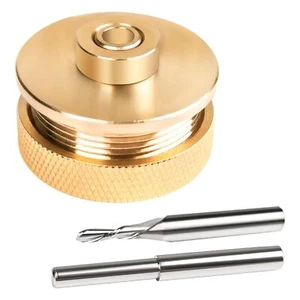 71333 Fräser Massiv Messing Inlay Kit für 1/4 Schablonen Hohe Drehzahl... - Bild 1 von 7