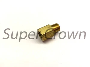 Adattatore connettore riduttore filetto dritto ottone 1/8"NPT x 1/8"NPT (MxF) nuovo - Foto 1 di 2