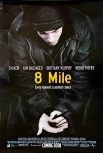 8 MILE MOVIE POSTER 2 Sided ORIGINAL INTL FINAL VF 27x40 EMINEM BRITTANY MURPHY - Picture 1 of 3