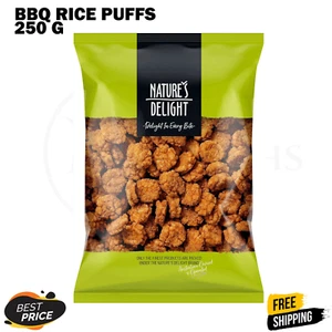 2 x Natures Delight BBQ Rice Puffs 250 g | NEW AUS - Picture 1 of 2