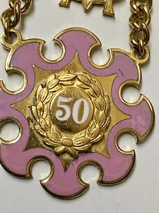 Vintage  Daughters of Rebekah 50 Year Pin    - Picture 1 of 4