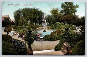 A783 Vintage Postcard Lafayette Park Saint Louis Missouri - Picture 1 of 2