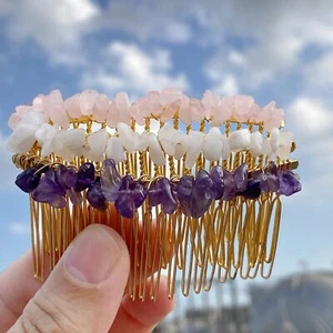 3 Packs Decorative Hair Side Comb Crystal Hair Accessories Clips for Women Girls - Picture 1 of 24