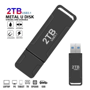 Clé USB 3.0 Grande capacité 1TO 2TO Lecteur flash mémoire haute vitesse En Métal - Photo 1/10