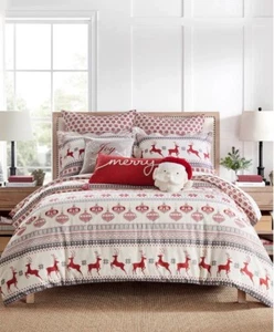 Levtex Silent Night Wende-Bettwäschesets, King-Rot T4103971 - Bild 1 von 5